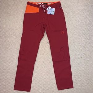 La Sportiva Men’s Talus Pants Chilli/Pumpkin L